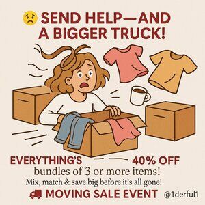 🎉 MOVING SALE EVENT — 40% OFF Bundles + BOGO Shoes 🎉 Read Details 👇👇